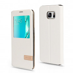 Чехол Usams с окном информации для Samsung Galaxy S6 EDGE+ G928 (Белый)