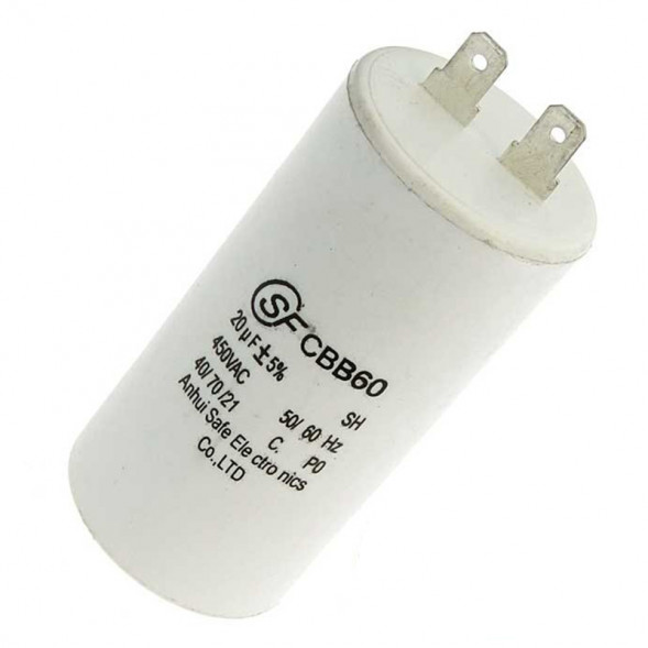 CBB60 20uF 450V (SAIFU) Конденсатор пусковой