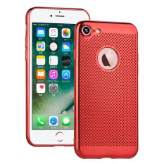 Перфорированный чехол на iPhone 7, iPhone 8 (красный)
