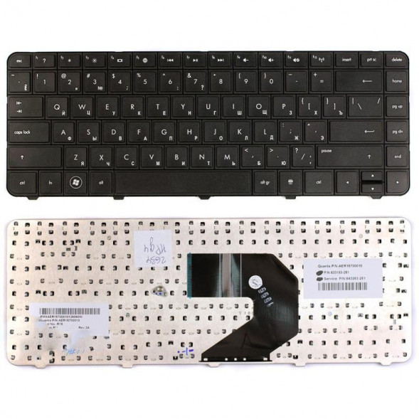 Клавиатура для ноутбука HP Pavilion G4 G4-1000 G6 G6-1000 CQ43 CQ57 CQ58 430 630 635 (черная) 002634-м