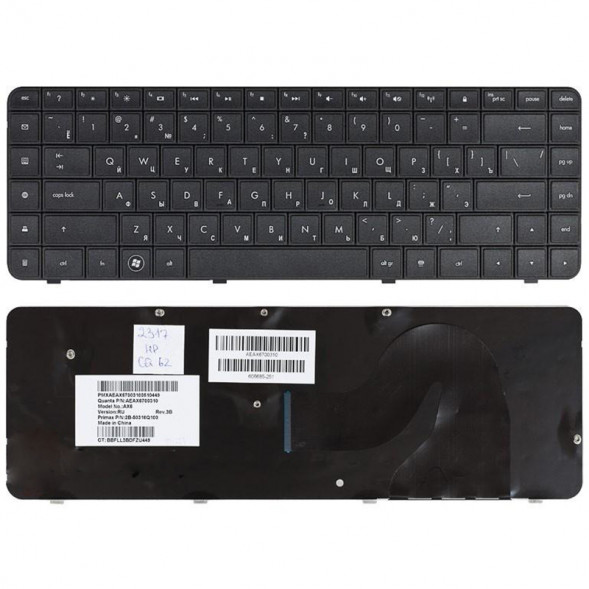 Клавиатура для ноутбука HP Compaq Presario CQ62 CQ56 G62 G56 (черная) 002317