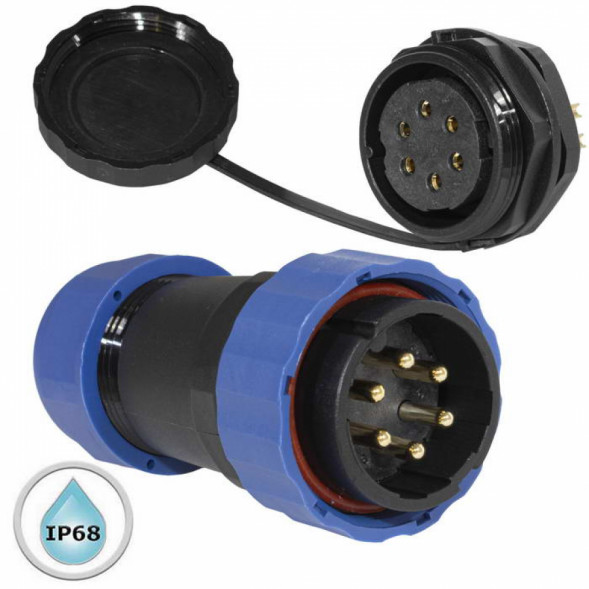 Герметичный разъем SZC28 6P-M-FB