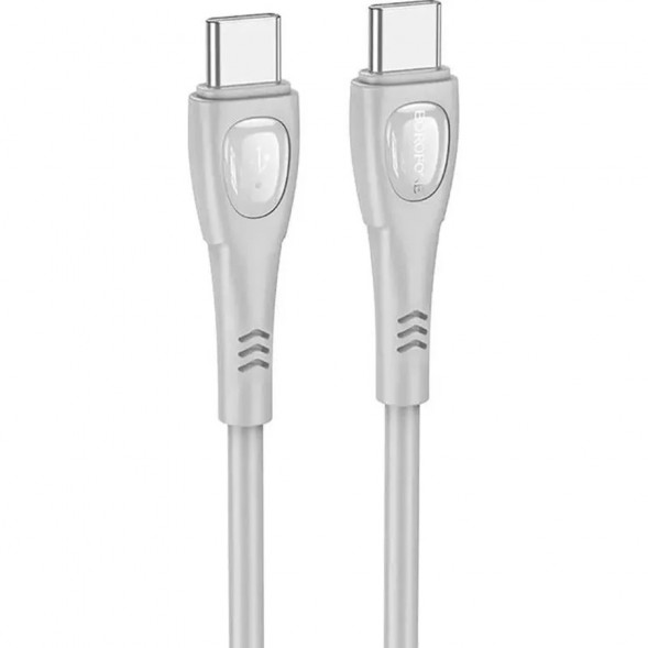 Кабель Type-С - Type-С BOROFONE BX98 1м (Серый)