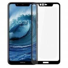 Защитное стекло 3D для Nokia 5.1 Plus TA-1105 (черный)
