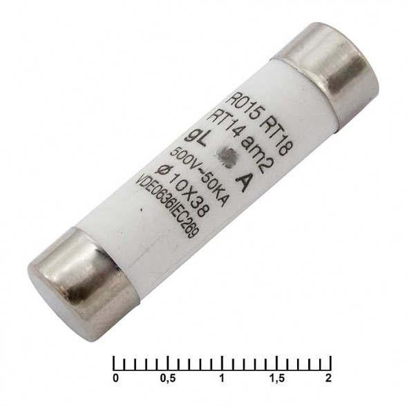 Предохранитель 16A 500V 10x38mm