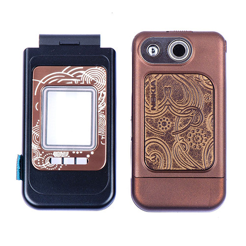 Корпус Nokia 7390 с клавиатурой (бронза)