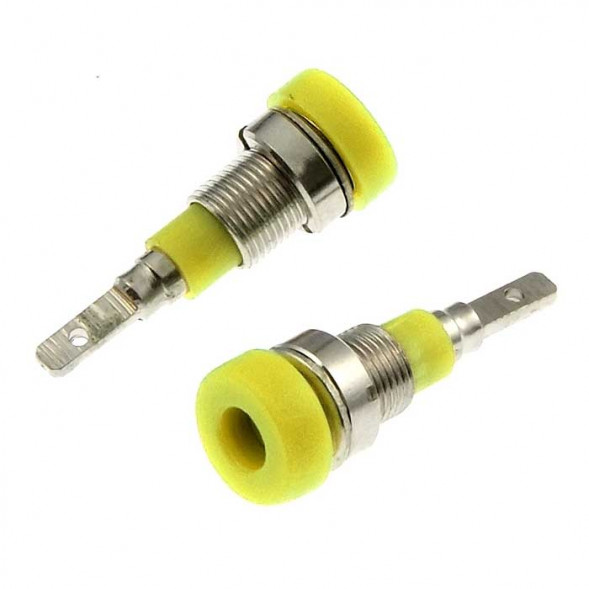 Клемма Z007 2mm panel jack YELLOW
