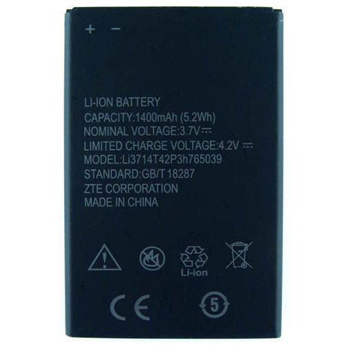 Li3714T42P3h765039 Аккумулятор ZTE Blade A5, A5 Pro, AF3, AF5