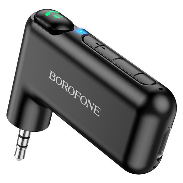 Адаптер Bluetooth-AUX Borofone BC35 Magic music car (AUX ресивер) (черный)