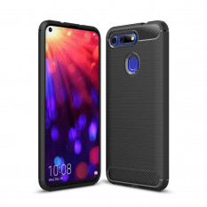 Чехол Carbon Fibre для Huawei Honor View 20 (черный)