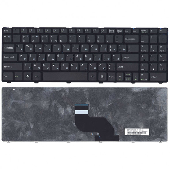 Клавиатура для ноутбука MSI CR640 CX640 (черная) с рамкой