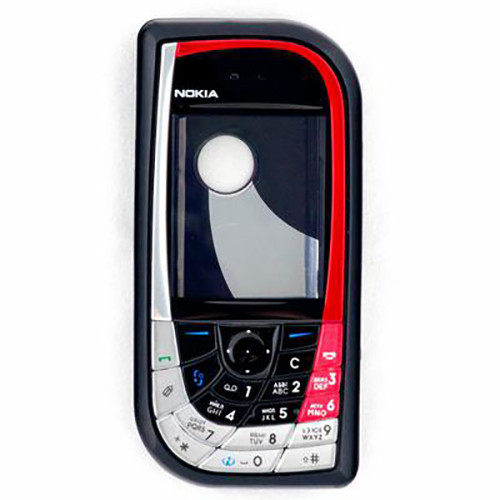 Корпус Nokia 7610 (лепесток) с клавиатурой (черный)