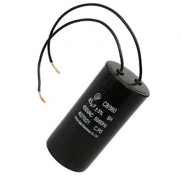 CBB60 45uF 450V WIRE (SAIFU) Конденсатор пусковой