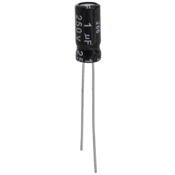 Конденсатор 1 UF 250V 105*C 5*11 (JWCO)