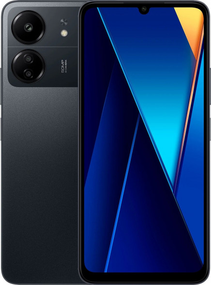 Смартфон Xiaomi Poco C65 6/128 ГБ Global, Dual nano SIM, черный