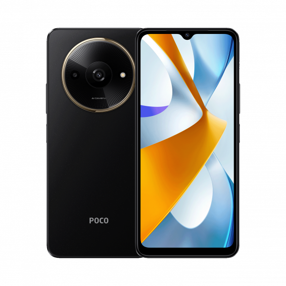 Смартфон Xiaomi Poco C61 RU, 2 nano SIM, черный