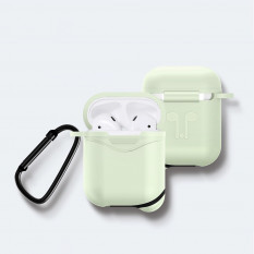 Силиконовый чехол для наушников AirPods (Luminous -зеленый)