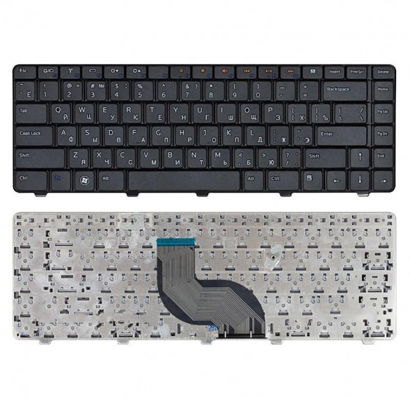 Клавиатура для ноутбуков Dell Inspiron 14V, 14R, N4010, N4030, N5030, M5030 (Черная)