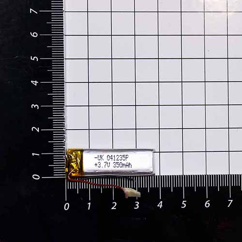 35X10X5mm 3.7V 450mAh Литий-полимерный аккумулятор