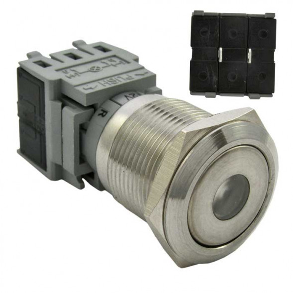 Индикатор LAS1-BGQ-D/R 12v