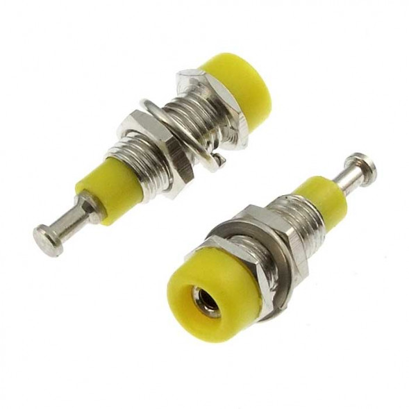 Клемма Z008 2mm panel jack YELLOW