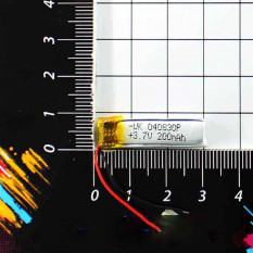 30X6X4mm 3.7V 200mAh Литий-полимерный аккумулятор