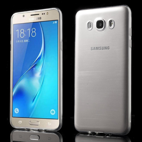 Чехол накладка для Samsung Galaxy J7 (2016) SM-J710F (Прозрачный)