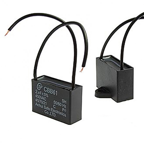 CBB61 2uF 450V (SAIFU) Конденсатор пусковой