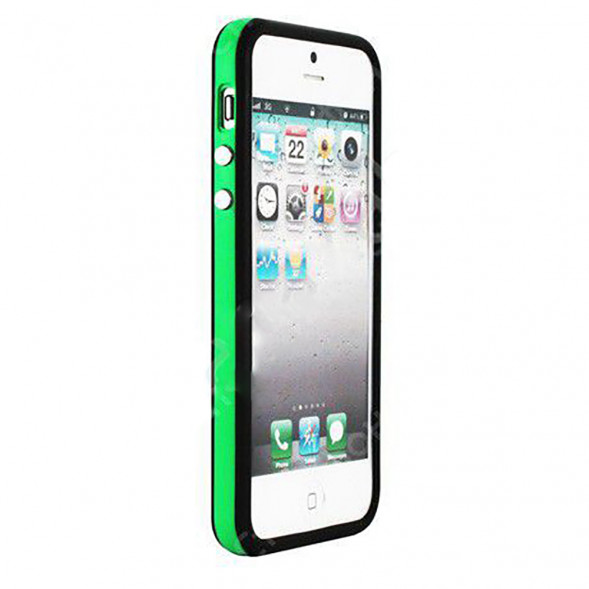 Бампер для iPhone 5, 5S (Зеленый)
