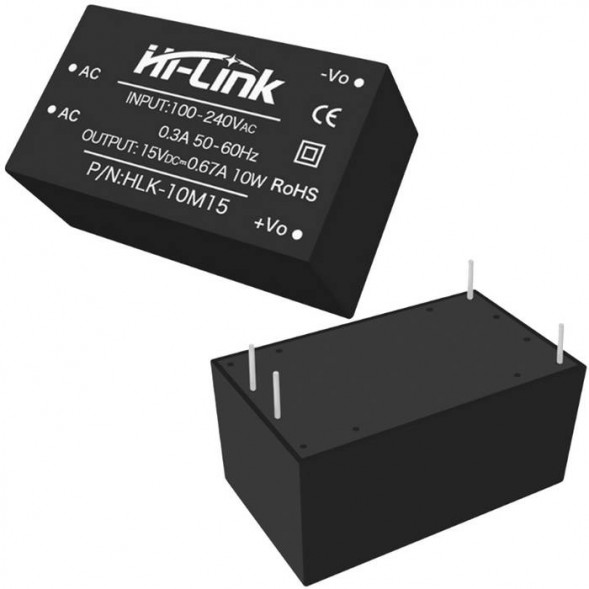 Блок питания имп. HLK-10M15