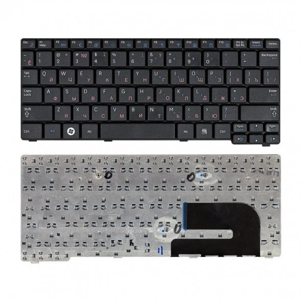 Клавиатура для ноутбуков Samsung N140, N144, N145, N148, N150 (Черная)