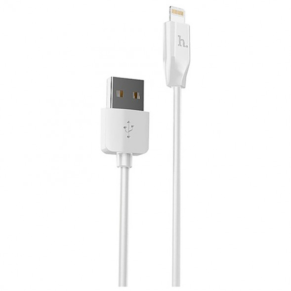 Кабель USB - Lightning HOCO X1 Rapid 1м для iPhone, iPad (белый)