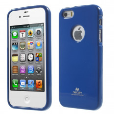TPU Чехол MERCURY для iPhone 5, 5S, SE (синий)