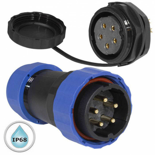 Герметичный разъем SZC28 5P-M-FB