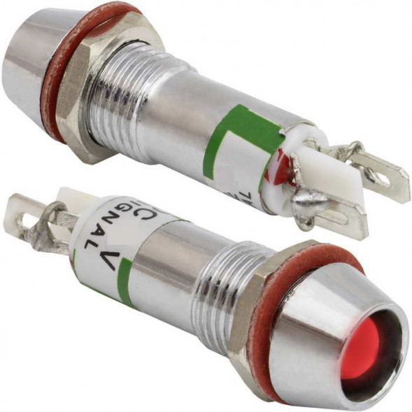 Светодиодная лампочка в корпусе L-615-R 3v (8mm)