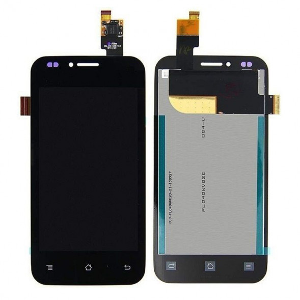 Дисплей Fly IQ442 Quad в сборе с тачскрином (черный)