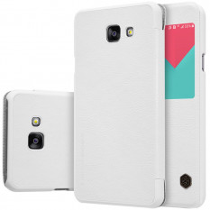 Чехол книжка с окном информации Nillkin для Samsung Galaxy A7 SM-A710F (2016 г.) (Белый)
