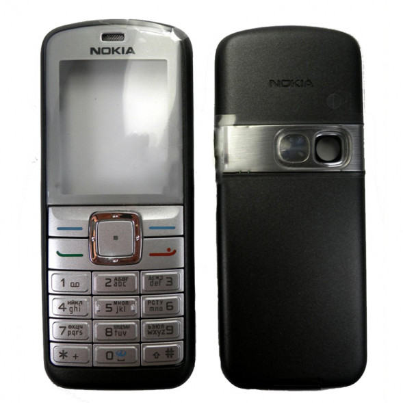 Корпус для Nokia 6070 с клавиатурой (черный)