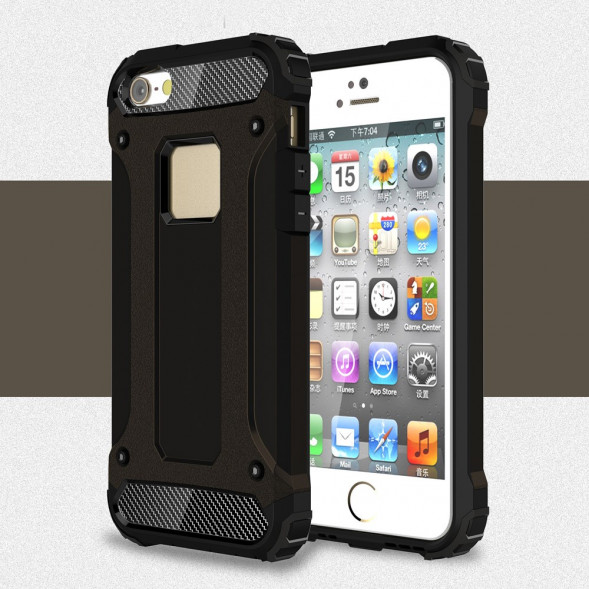 Чехол Armor для iPhone 5, 5S, SE (черный)