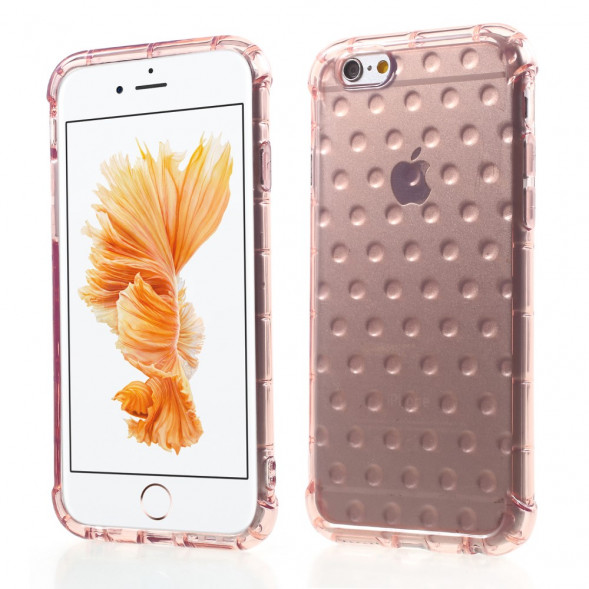 3D Чехол пузыри для iPhone 6, 6S силикон (розовый)