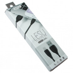 Кабель зарядки Micro USB Remax Lesu RC-050m (черный)