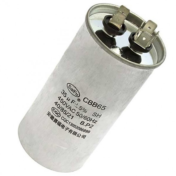 CBB65 35uF 450V (SAIFU) Конденсатор пусковой