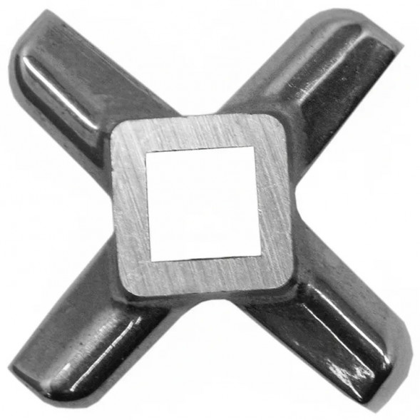 Нож мясорубки Philips - 420306564080, Bosch - 00020468 B-45mm (9x9), H-9.5mm