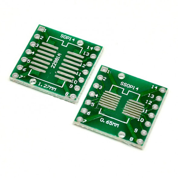 SOP-14 к DIP14 PCB Переходник для платы DIP Pin
