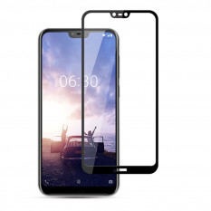 Защитное стекло 3D для Nokia X6 (2018), 6.1 Plus (черный)