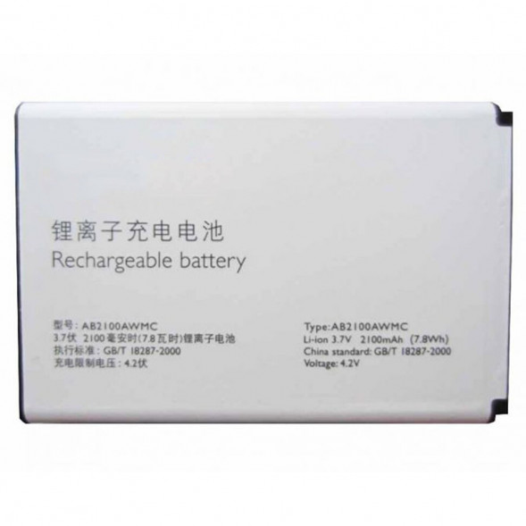 AB2100AWMC Аккумулятор Philips W632 V726 T8566 W820 W8568